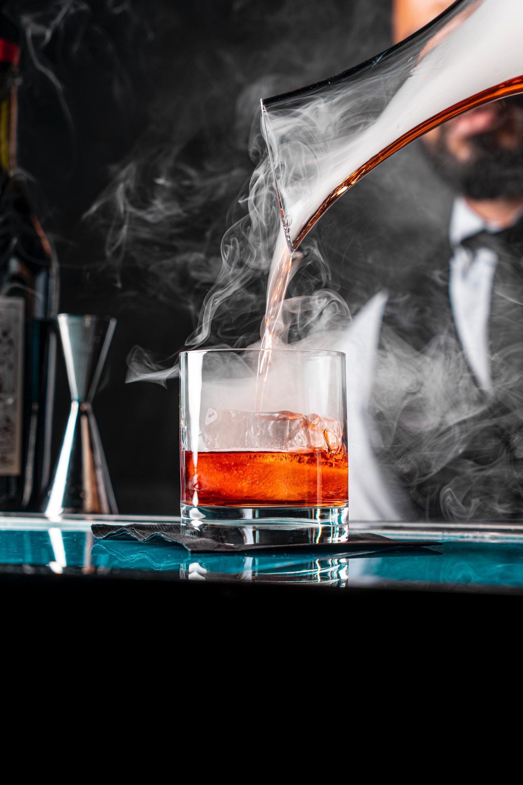 SMOKY NEGRONI COCKTAIL at Hakkasan