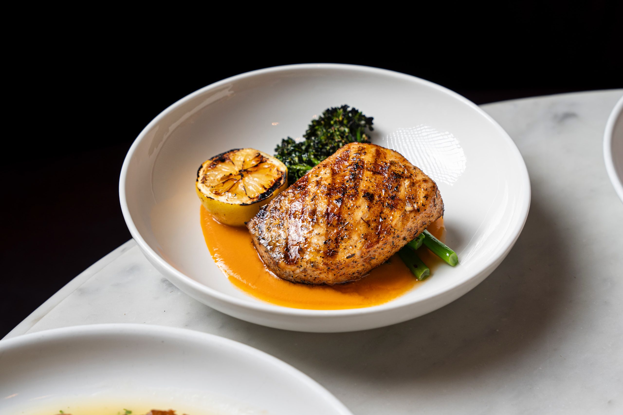 Dish with Swordfish at Arkadia Grill