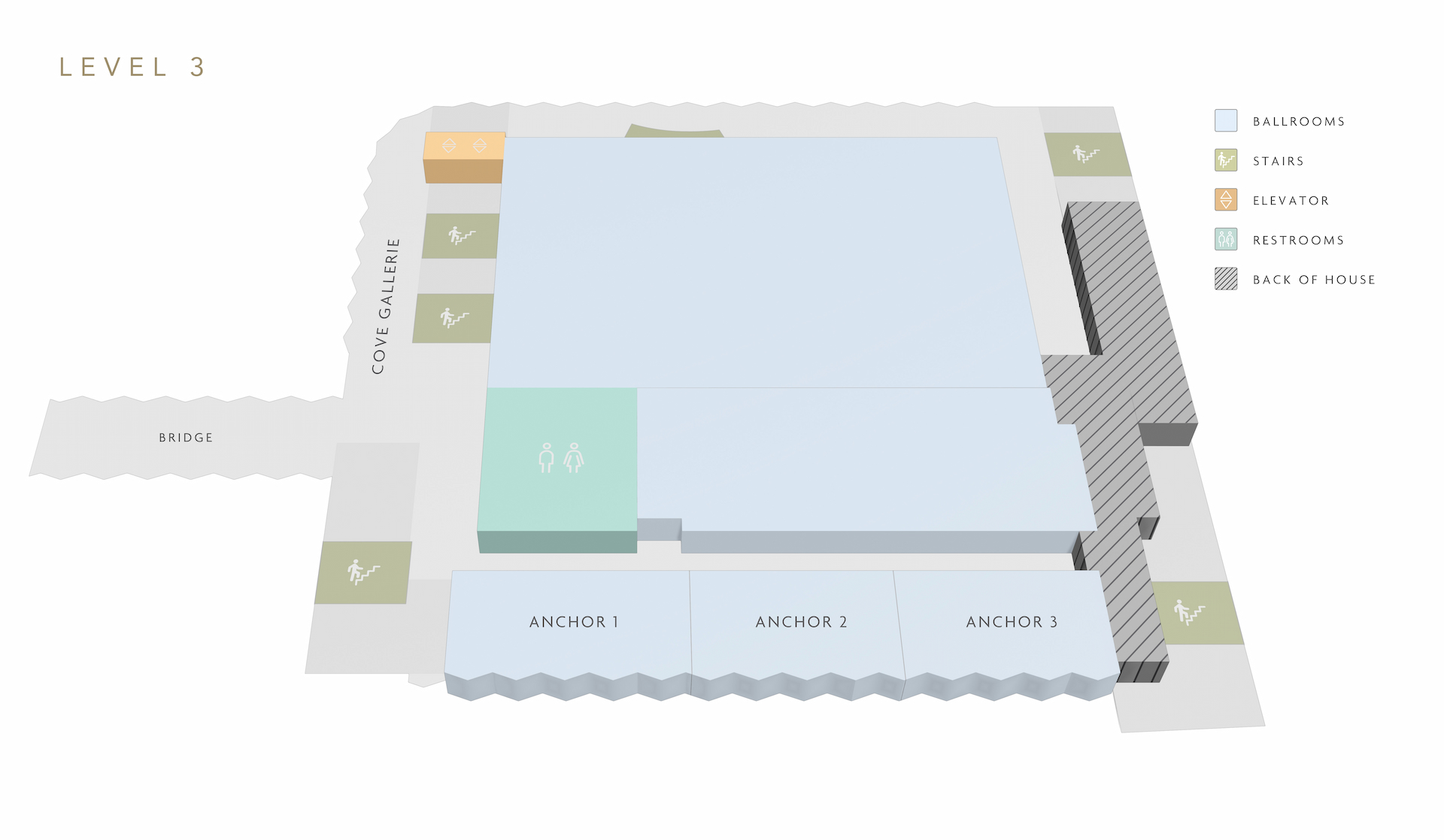 Coastal Convention Center – Third Floor