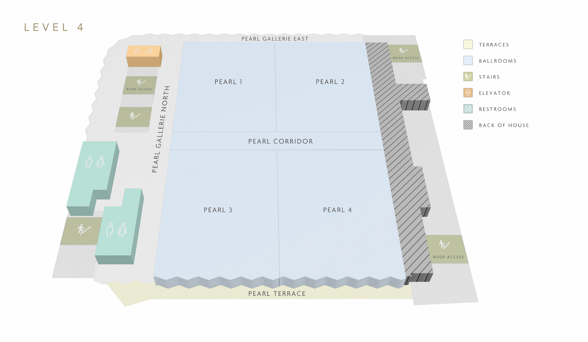 Coastal Convention Center – Fourth Floor